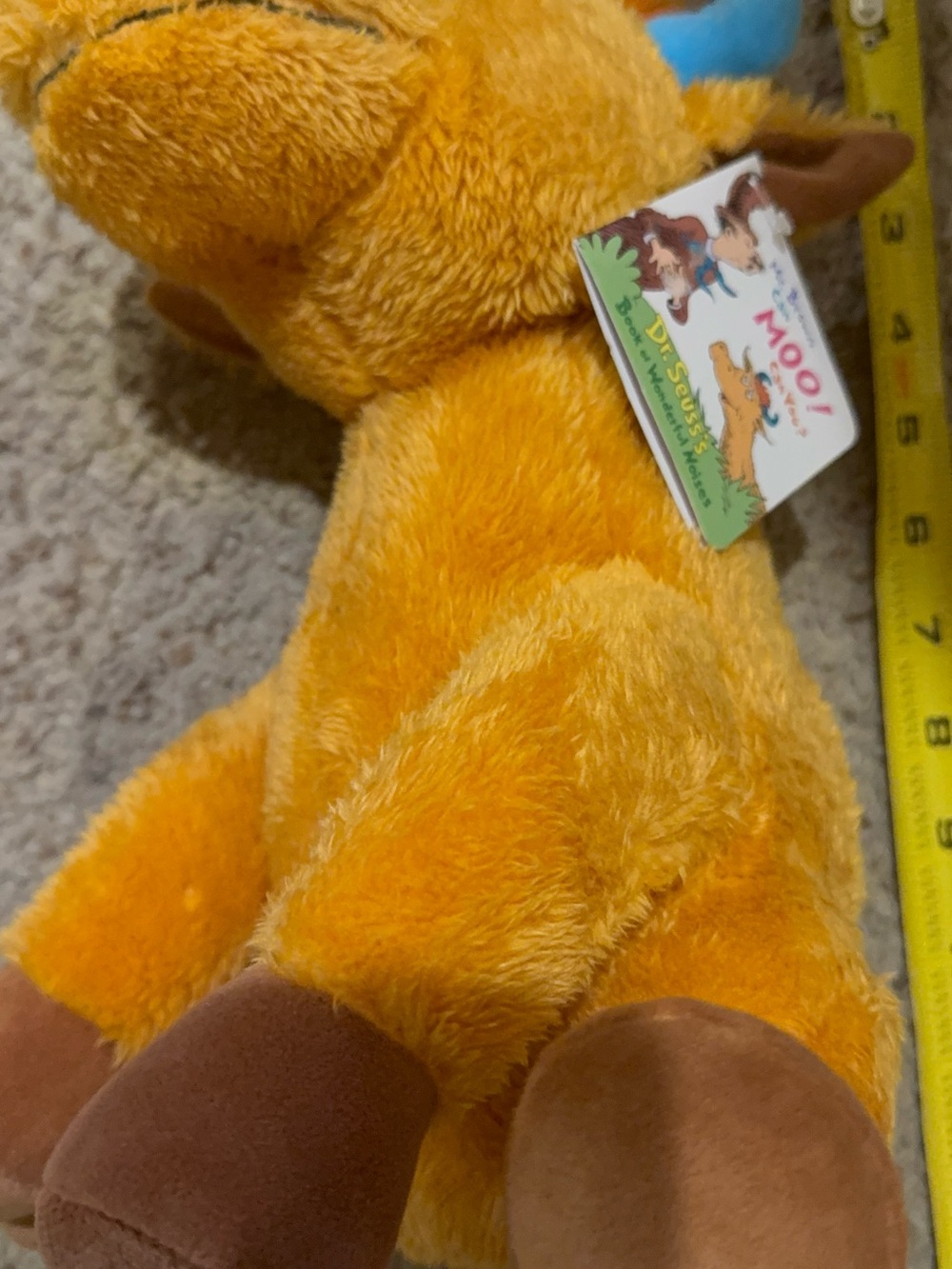 Kohl's Cares Dr. Seuss Mr. Brown Can Moo Can You? Cow Plush Stuffed Animal NWT